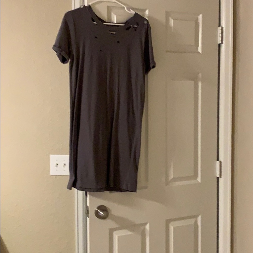long distressed dress , never worn